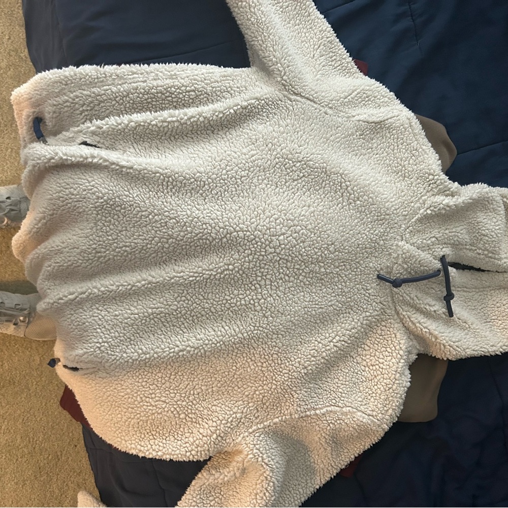 Chubbies White Sherpa hoodie